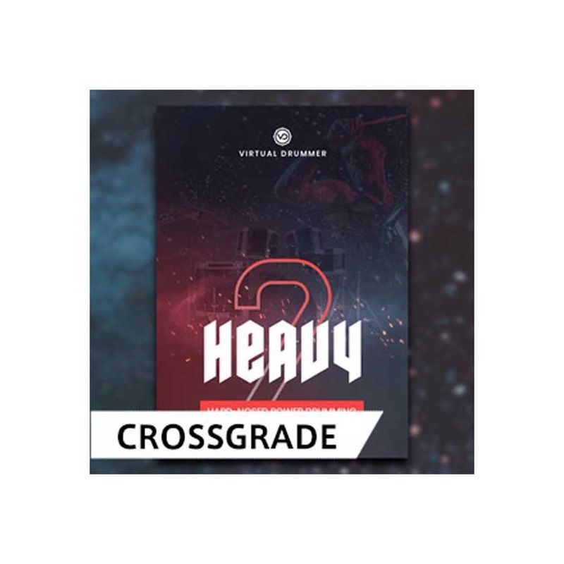 UJAM VIRTUAL DRUMMER HEAVY 2 / CROSS GRADE (オンライン納品)(2時間以内に納品)