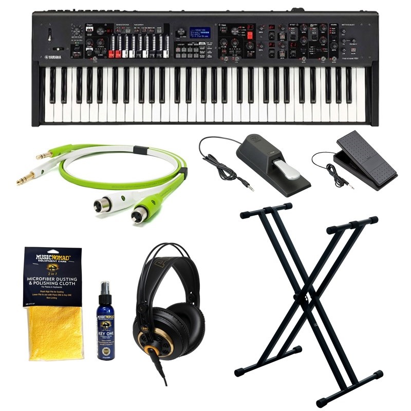 YAMAHA ヤマハ YC61 鍵盤堂プレミアム・セットB オヤイデケーブル・AKGヘッドホン付 61鍵盤 ステージキーボード ※配送事項要ご確認 【kbdset】