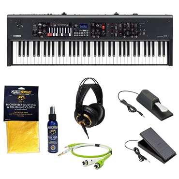 YAMAHA ヤマハ YC73 鍵盤堂プレミアム・セットA オヤイデケーブル・AKGヘッドホン付 73鍵盤 ステージキーボード ※配送事項要ご確認 【kbdset】