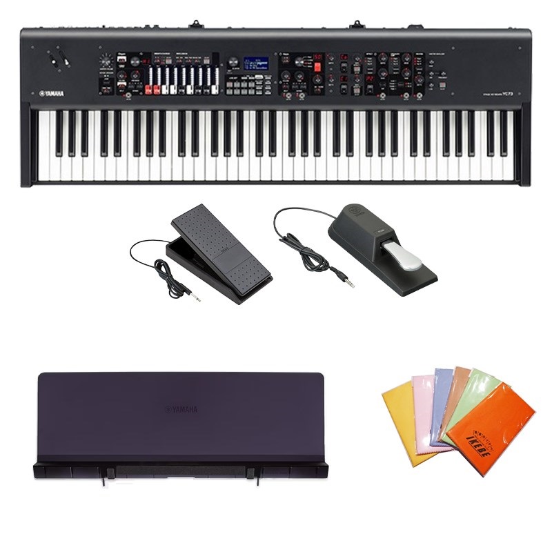 YAMAHA ヤマハ YC73 + 純正アクセサリーセットC 73鍵盤 ステージキーボード ※配送事項要ご確認 【kbdset】