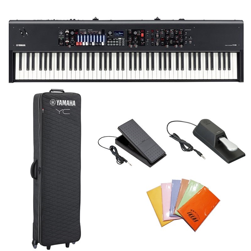 YAMAHA ヤマハ YC88 + 純正アクセサリーセットB 88鍵盤 ステージキーボード ※配送事項要ご確認 【kbdset】