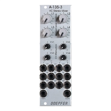 鍵盤楽器 Doepfer A-135-3 VC Stereo Mixer DOEPFER (メーカー直送品)A-135-3 VC Stereo Mixer ｜イケベ楽器店