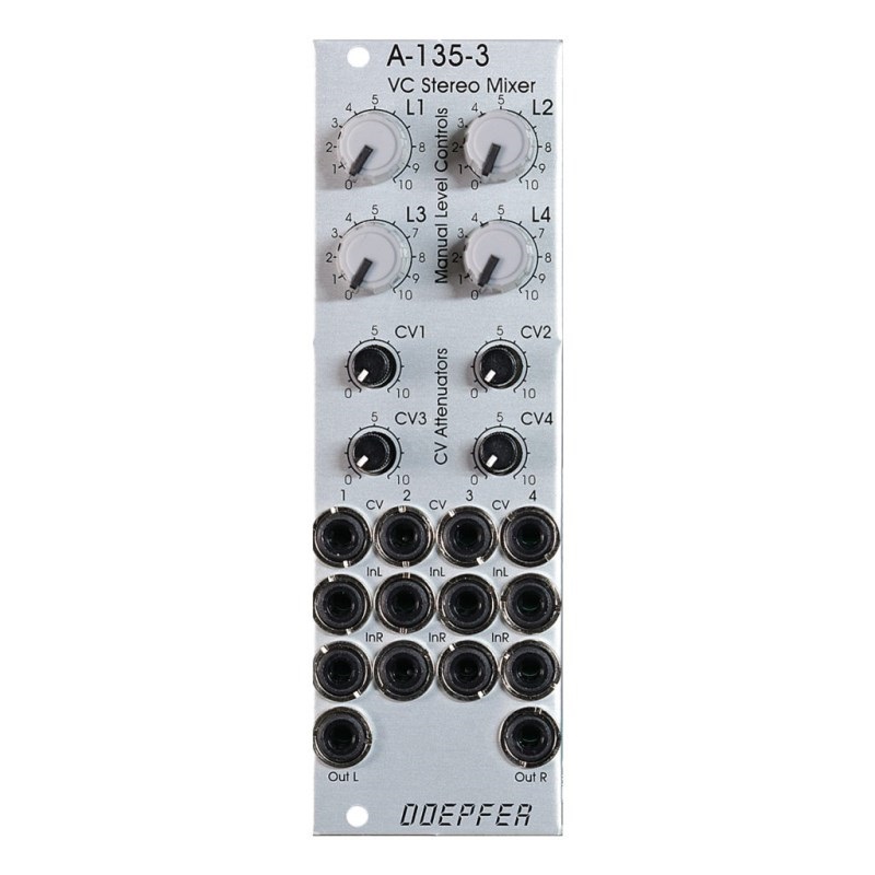 【ほぼ未使用】Doepfer A-135-3 VCステレオミキサー DOEPFER (メーカー直送品)A-135-3 VC Stereo Mixer ｜イケベ楽器店