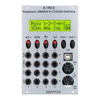 A-190-5 USB MIDI Polyphonic CV / Gate Interface