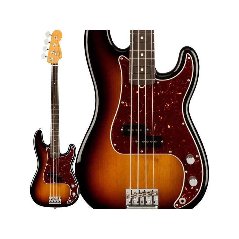 American Professional II Precision Bass (3-Color Sunburst/Rosewood) 【フェンダーB級特価】