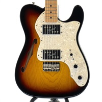 【USED】Classic Series '72 Telecaster Thinline 3-Color Sunburst【Made in Mexico】【SN. MX12277509】