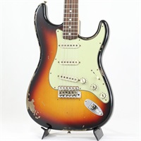 Artist Collection Michael Landau Signature 1968 Stratocaster Relic Bleached 3-Color Sunburst【SN.R131896】