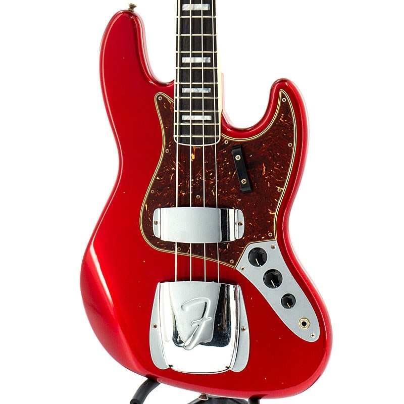 Limited Edition 1966 Jazz Bass Journeyman Relic (Aged Candy Apple Red/Matching Head)