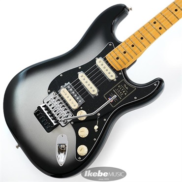 Fender USA American Ultra Luxe Stratocaster Floyd Rose HSS (Silverburst/Maple)【特価】