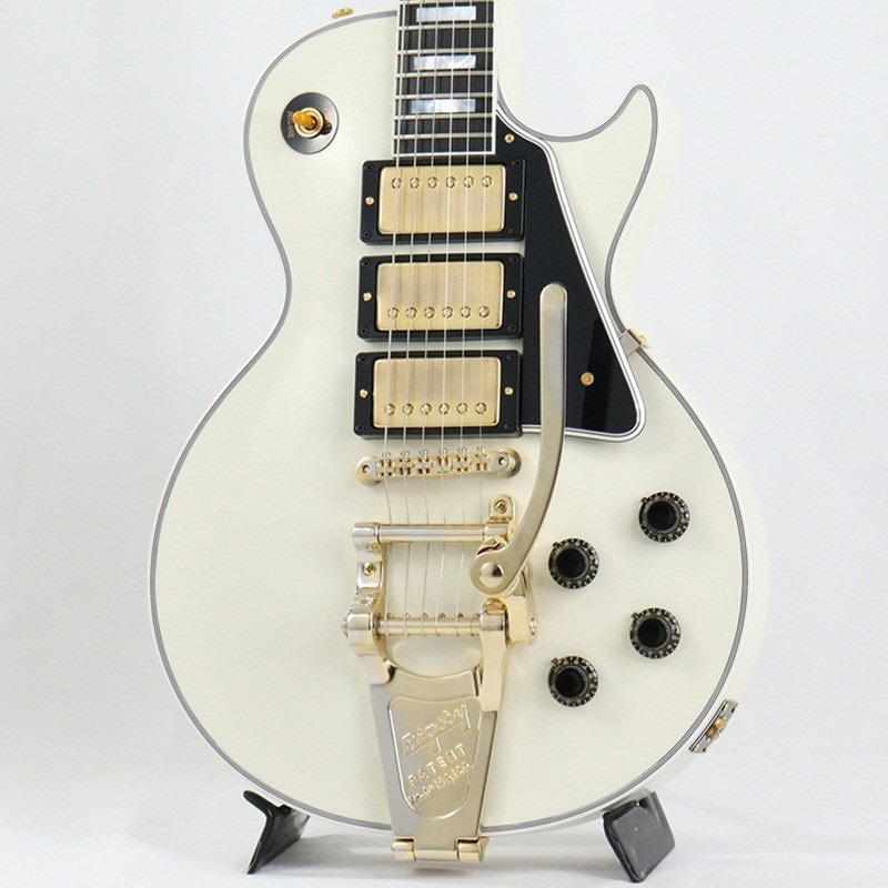 1957 Les Paul Custom Reissue 3-Pickup With Bigsby Vibrato Polaris White Murphy Lab Ultra Light Aged 【Weight≒4.84kg】
