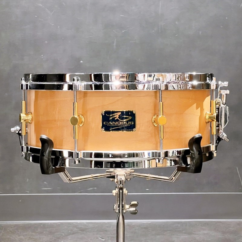 【USED】MO Snare Drum 14×5.5 w/Die Cast Hoops - Natural Oil [MO-1455DH]