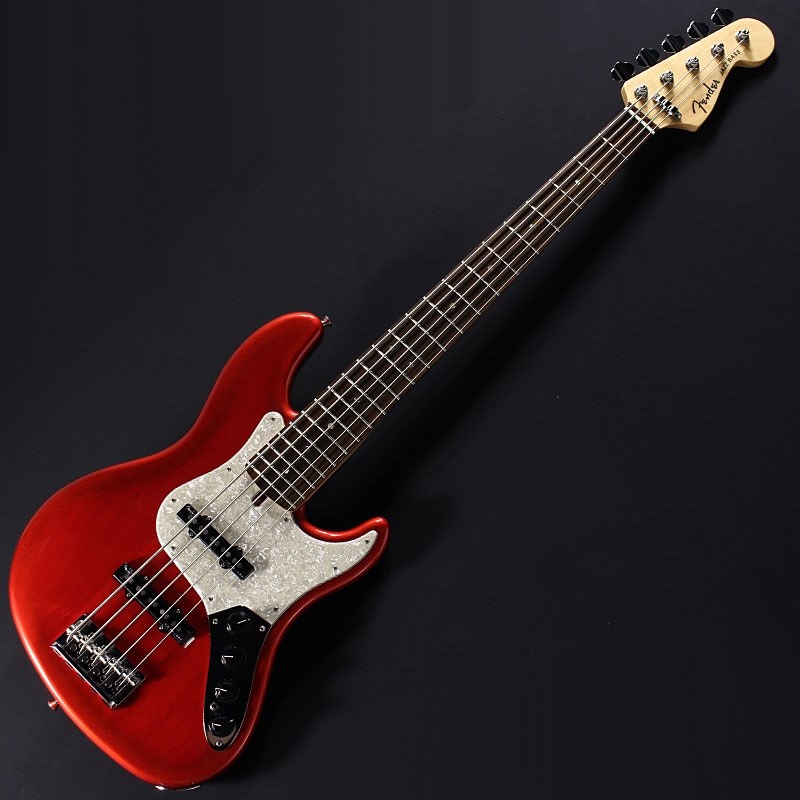 【USED】 Made In Japan Limited Deluxe Jazz Bass V Crimson Red Burst Mod. '20