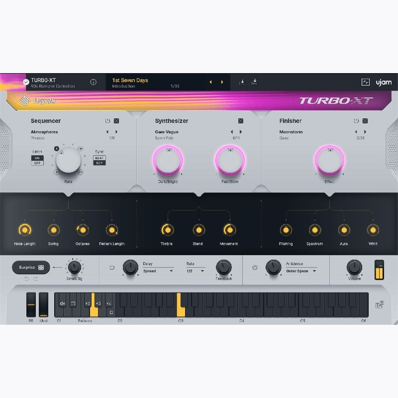 UJAM 【UJAM Summer Sale 2025！】Usynth TURBO-XT (ユージャム)(ユーシンセ)(オンライン納品)(2時間以内に納品)
