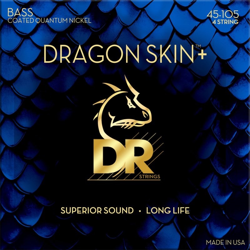 【6月上旬入荷予定、ご予約受付中】DRAGON SKIN＋Quantum Nickel for Bass DBQ-45 【4弦用/45-105】