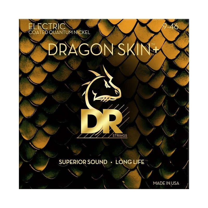 DRAGON SKIN＋(9-46) [for Electric Guitar] [DEQ-9/46]