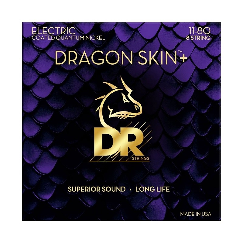 DRAGON SKIN＋(8弦用/11-80) [for Electric Guitar] [DEQ-8/11]