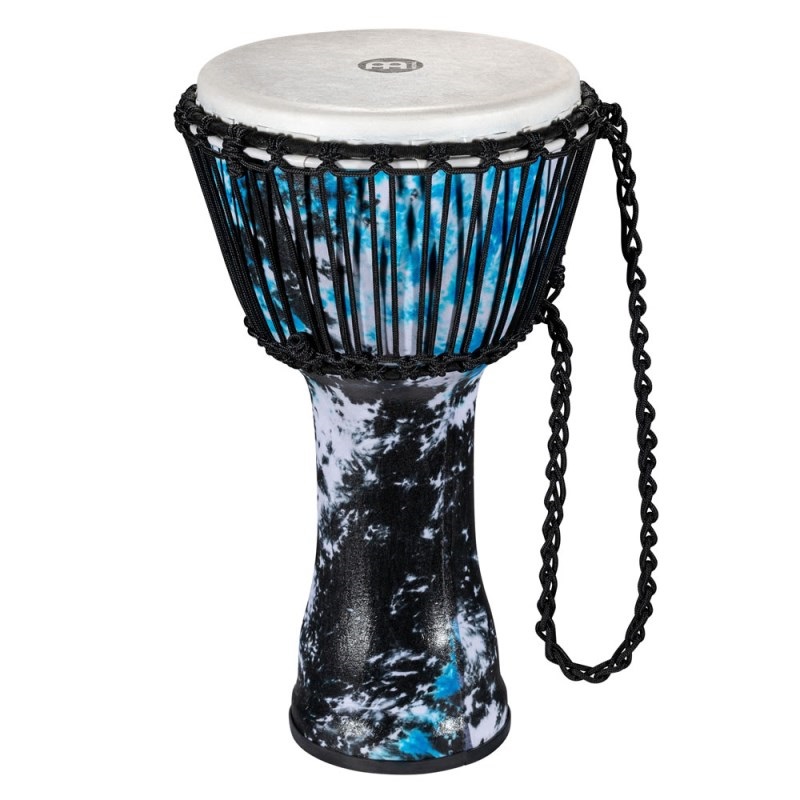 MEINL PADJ8-M-F [Rope Tuned Travel Series Djembe 10'' - GALACTIC BLUE TIE DYE]