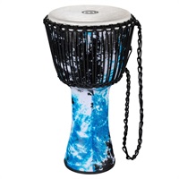 PADJ8-L-F [Rope Tuned Travel Series Djembe 12'' - GALACTIC BLUE TIE DYE]