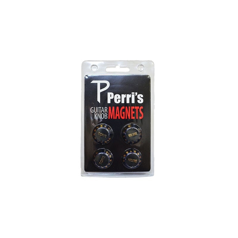 PERRI'S GNM-01 GUITAR KNOB MAGENTS BLACK (4PACK)