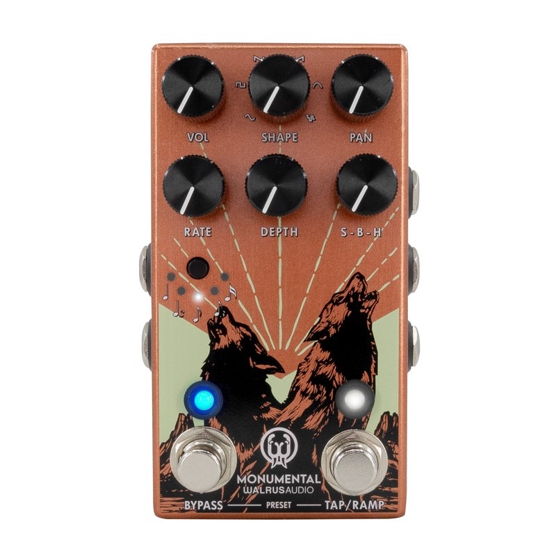 WALRUS AUDIO Monumental Harmonic Stereo Tremolo（ORANGE）