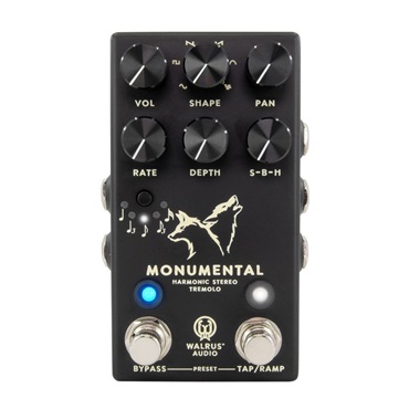 Monumental Harmonic Stereo Tremolo（BLACK）