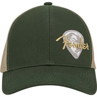 【新楽器応援セール】 FENDER(R) GLOBE PICK PATCH HAT GREEN/KHAKI (#9122421400)