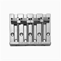 BB-3342-010 Leo Quan Badass Bass II 4-string Bass Bridge - Grooved Saddles (Chrome)