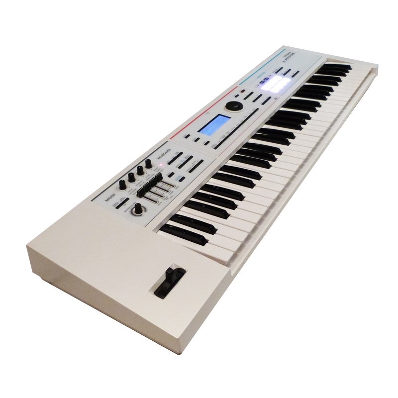 【美品】Roland モバイルシンセサイザー JUNO-Di ホワイト Roland JUNO-Di シンセサイザー ホワイト 純正ソフトケース付き