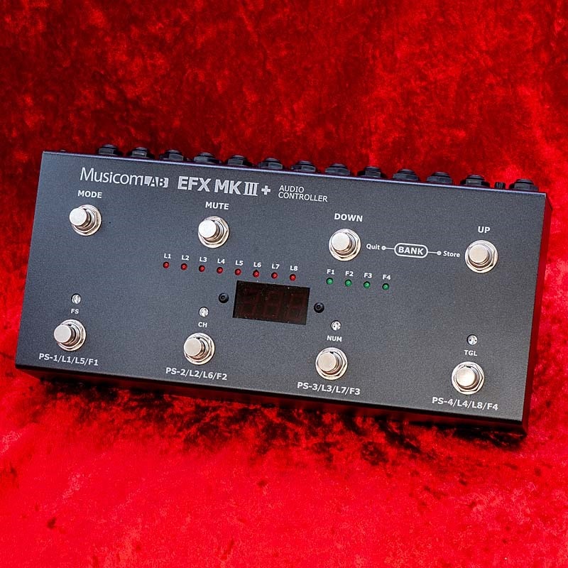 Musicom Lab EFX-10D エフェクトコントローラー MusicomLAB | EFX-10D | MIDI ループ・スイッチャー | 製品情報