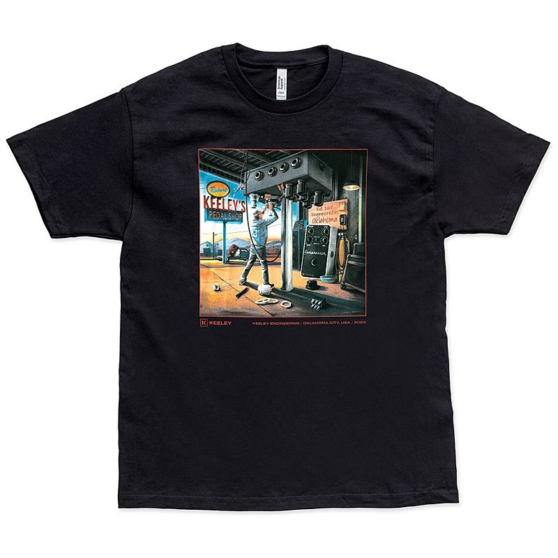 keeley 【春得フェア】 Pedal Shop T-Shirt(L) ｜イケベ楽器店