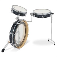 DRKTPFC03RKBD [Performance Series 3-Piece Low Pro Drum Kit / Black Diamond Finish Ply]