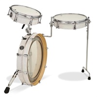 DRKTPFC03RKWM [Performance Series 3-Piece Low Pro Drum Kit / White Marine Pearl Finish Ply]