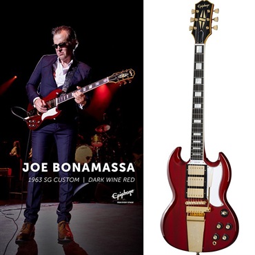 Epiphone Joe Bonamassa 1963 SG Custom (Dark Wine Red)[特価]