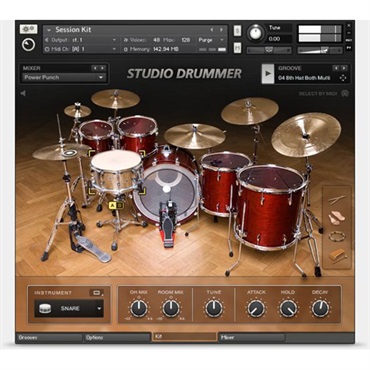 Studio Drummer (ネイティブインストルメンツ)(スタジオドラマー)(オンライン納品)(2時間以内に納品)
