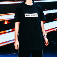 IKESHIBU BLOCK LOGO TEE / BLACK / XL SIZE