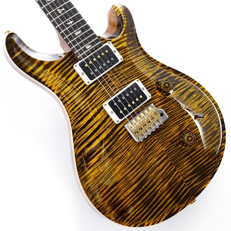 PRS Custom 24 10Top Yellow Tiger 2024年製 PRS Custom 24 10 Top Electric Guitar, Yellow Tiger – Alto Music