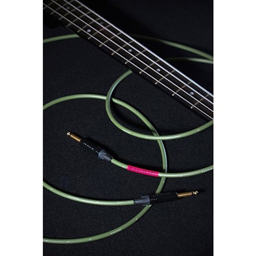 KAMINARI Electric Bass Cable K-BC2-5SS [エレクトリックベース専用ケーブル] (5M/SS) 【初回限定で特製ポーチ付属】