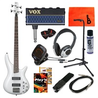 SR300E-PW 【ベース初心者入門セット】 【Ibanezオリジナルダストカバープレゼント】