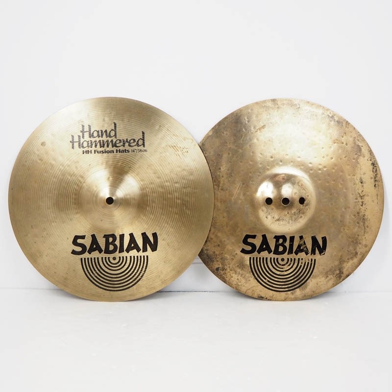 SABIAN 【USED】HH Fusion Hats 14 pair [Top:1114g/Bottom SABIAN 【USED】HH Fusion Hats 14 pair [Top:1114g/Bottom
