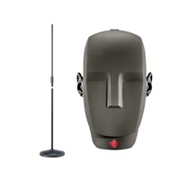 【2025特価プロモ開催！(12/23まで)】KU100(ダミーヘッドマイク)(国内正規品3年保証)(ノイマン)【マイクスタンドセット(丸皿ストレート)】TAMA/MS200DBK