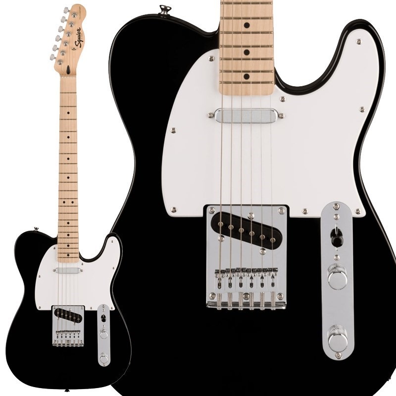 Squier Sonic Telecaster(Black/Maple Fingerboard)の商品画像