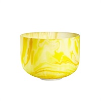 MCSB10E [Marble Crystal Singing Bowls 10'' / Solarplexus Chakra - E4]
