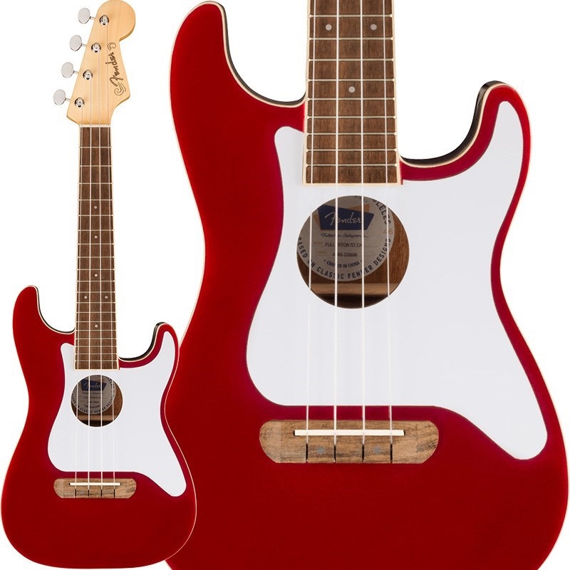 Fender Acoustics 【数量限定特価】【新楽器応援セール】 FULLERTON STRAT UKE (Candy Apple Red) フェンダー