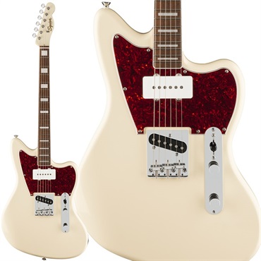Squier by Fender Limited Edition Paranormal Offset Telecaster SJ  (Olympic White / Laurel Fingerboard)