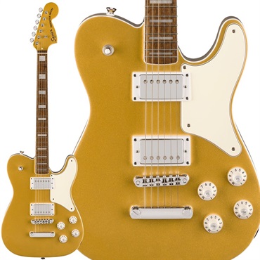 Squier by Fender Limited Edition Paranormal Troublemaker Telecaster Deluxe (Aztec Gold / Laurel Fingerboard)