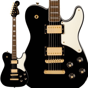 Squier by Fender Limited Edition Paranormal Troublemaker Telecaster Deluxe (Black / Laurel Fingerboard)