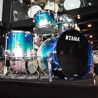 Starclassic Walnut/Birch 4pc Drum Kit - Molten Blue Ice Fade [WBS42S-MBI]
