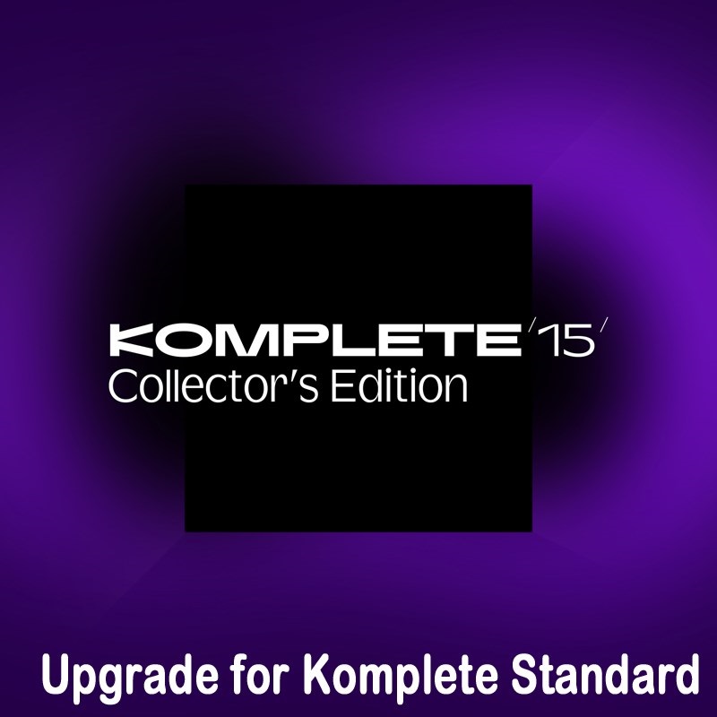 Native Instruments Komplete 15 Collectors Edition Upgrade for Komplete Standard (ネイティブインストルメンツ)(コンプリート)(オンライン納品)(2時間以内に納品)