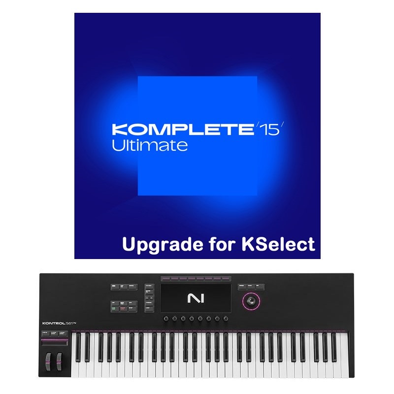 Native Instruments KONTROL S61 MK3 + Komplete 15 ULTIMATE Upgrade for S-Series MK3 (ネイティブインストルメンツ)(コンプリート)(コントロール)