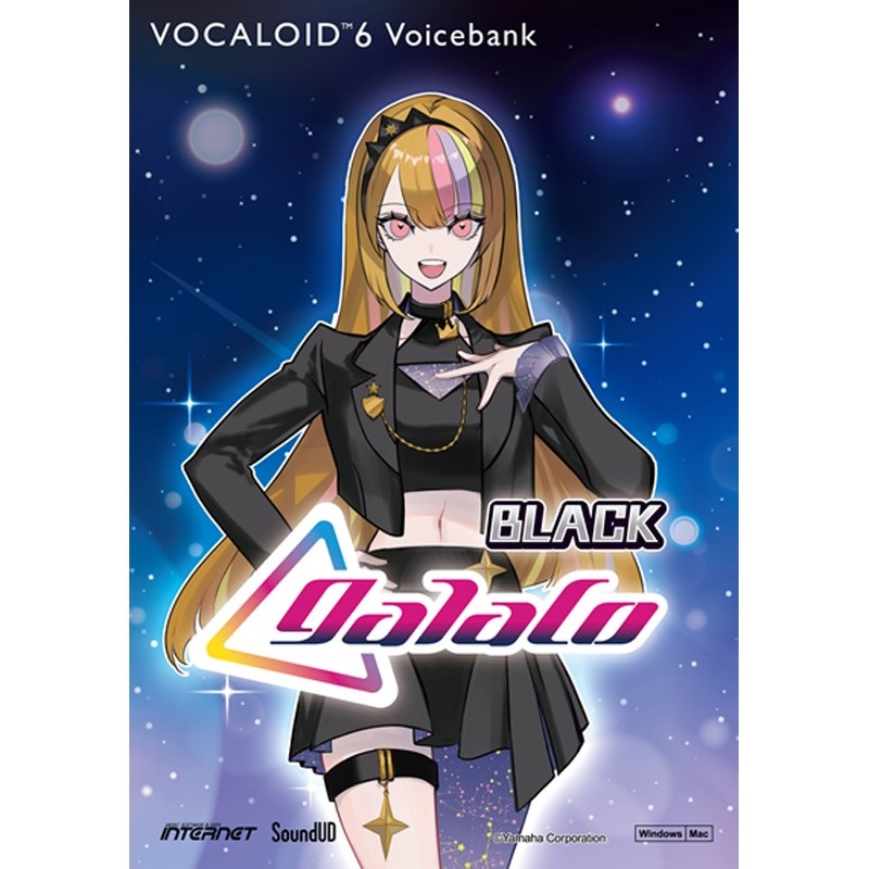 INTERNET VOCALOID6 Voicebank galaco BLACK (V6VB-GLBLH-DL)(オンライン納品)(2時間以内に納品)